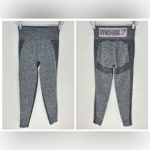 Gymshark Seamless Booty Boost Leggings Womens Gray Athleisure *No Tag 22" Waist‎